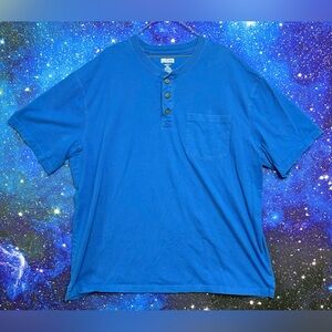 Duluth Trading Co Longtail T 2XL Pocket Henley Shirt